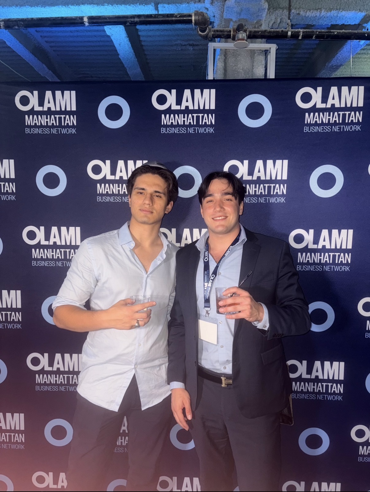 Sean attending a networking event in Manhattan